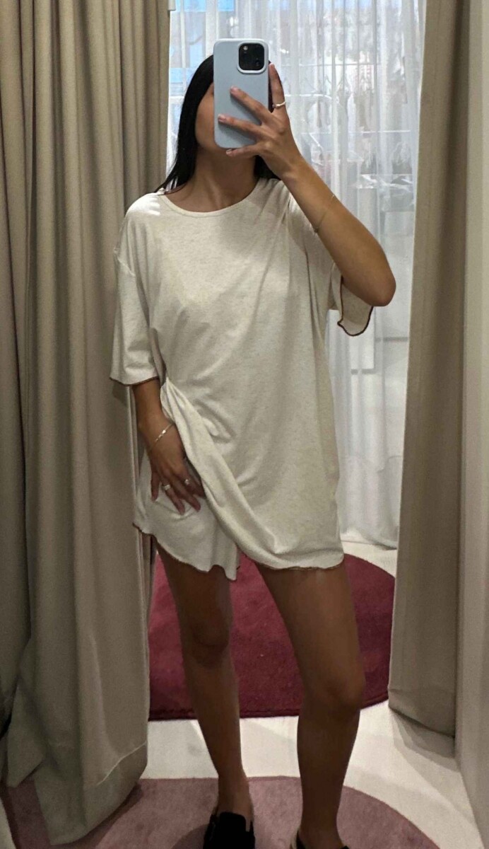 Pijama Dada Viscosa Lino - Beige 