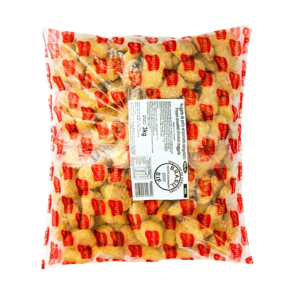 Nuggets de pollo Lebon - 3 kg 