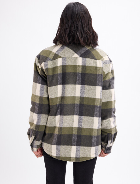 Sobrecamisa sherpa verde