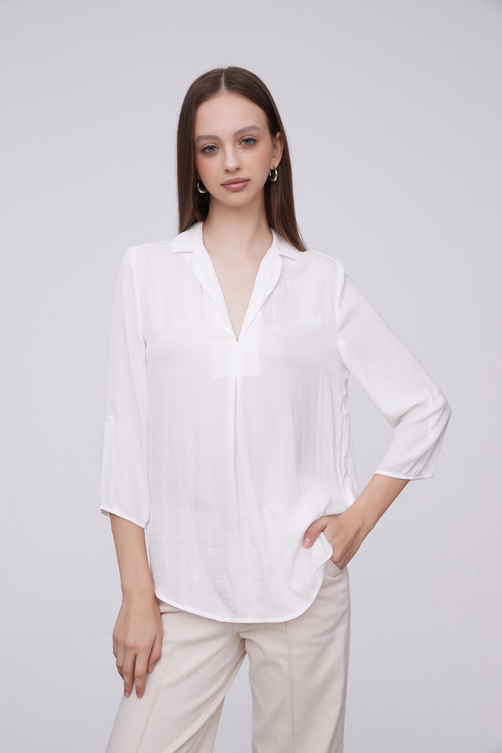 Blusa Laren Marfil / Off White