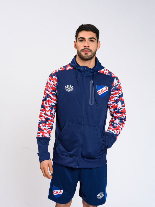 CAMPERA PRO TRAINING CAMO Nacional Hombre Azul Marino