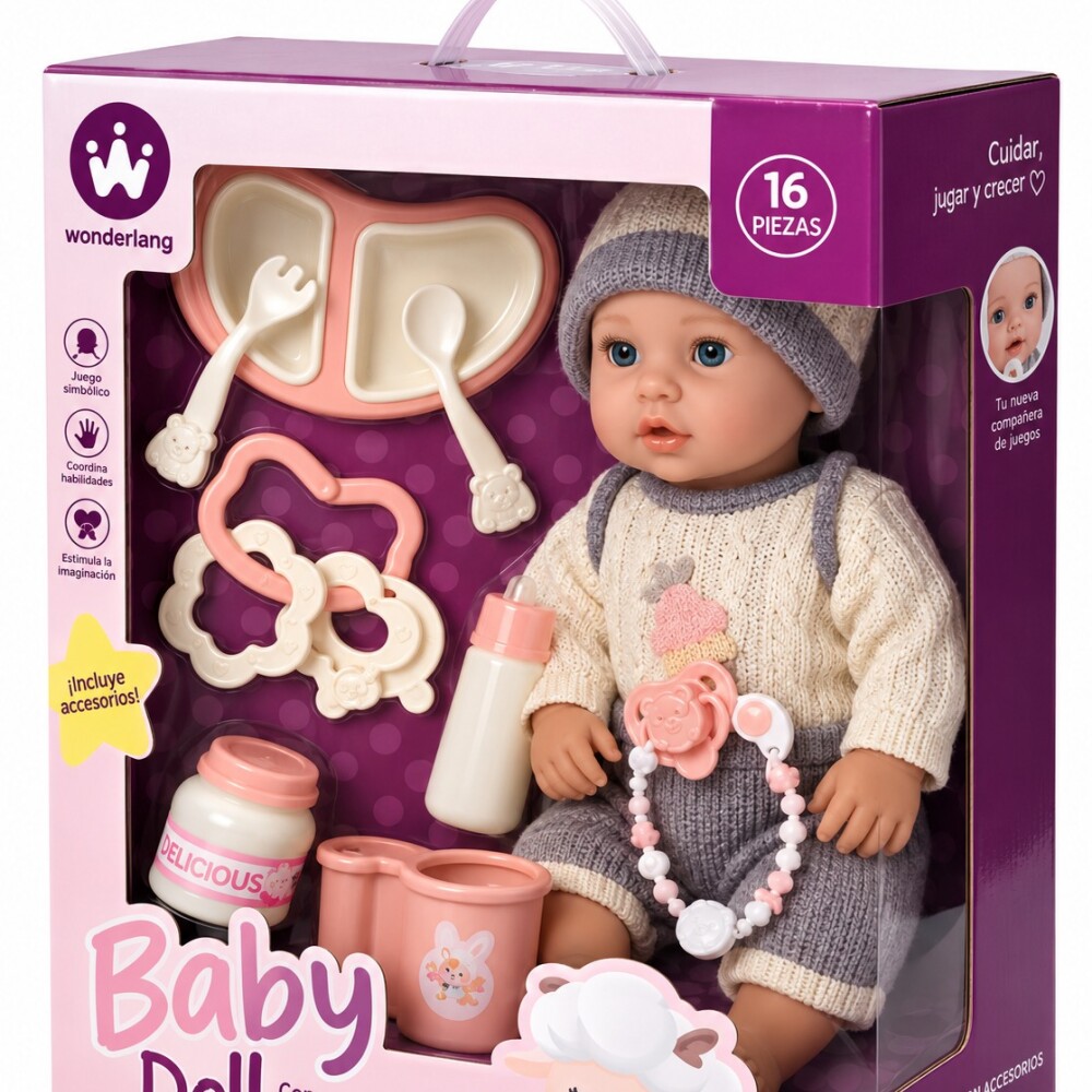 Bebote reborn muñeca 41 cm. con accesorios GREY Bebote reborn muñeca 41 cm. con accesorios GREY