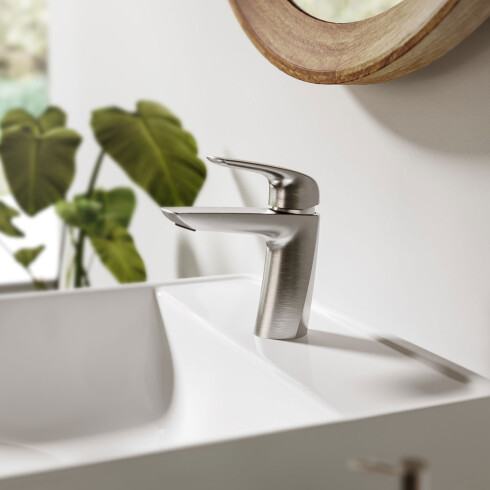 GRIFERIA DE LAVATORIO BRUSHED NICKEL LINEA EPUYEN 000