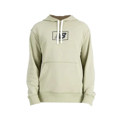 Buzo New Balance ESSENTIALS HOODIE GREEN