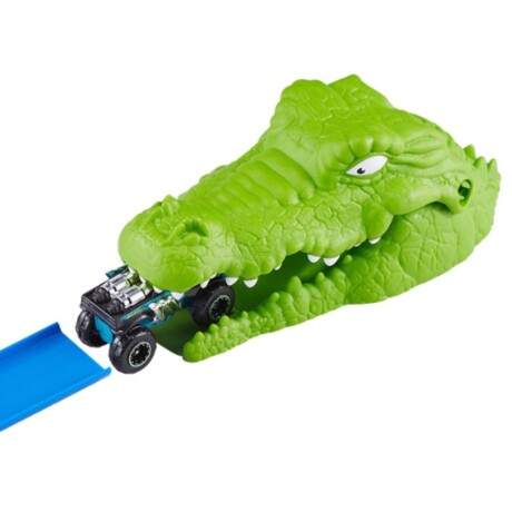 Pista Lanzador Croc Attack con Vehículo Metal Machines 001