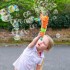 Antorcha Burbujero Infantil Niños Tiktok Electrico Recargabl Variante Color Naranja