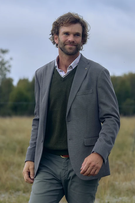 Saco Sport Confort Gris Oscuro
