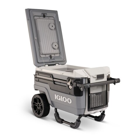 Conservadora Igloo 66 litros Trailmate Journey c/ ruedas Gris