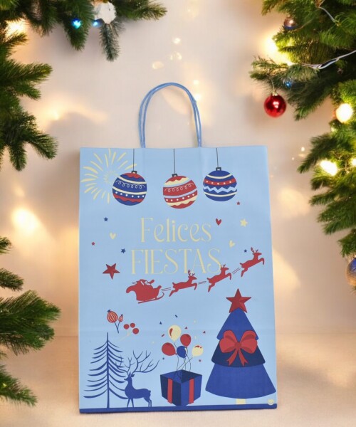 Bolsa fantasia luna 30x12x41 cm. Navidad Festivas