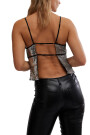 JAMES SEQUIN TANK Plata