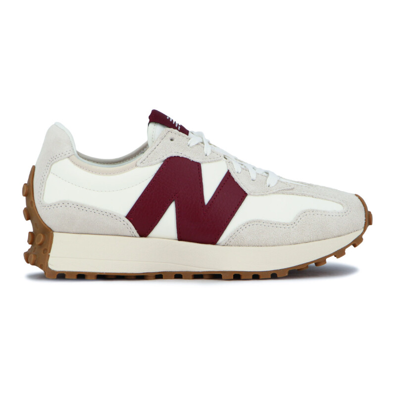 Championes New Balance 327 Mujer Crema-bordo