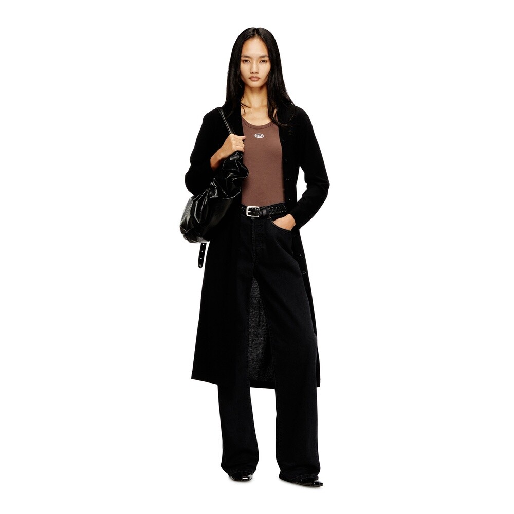 Chompas Urbano Para Mujer M-Alinesa-Cardigan Knitwear Negro