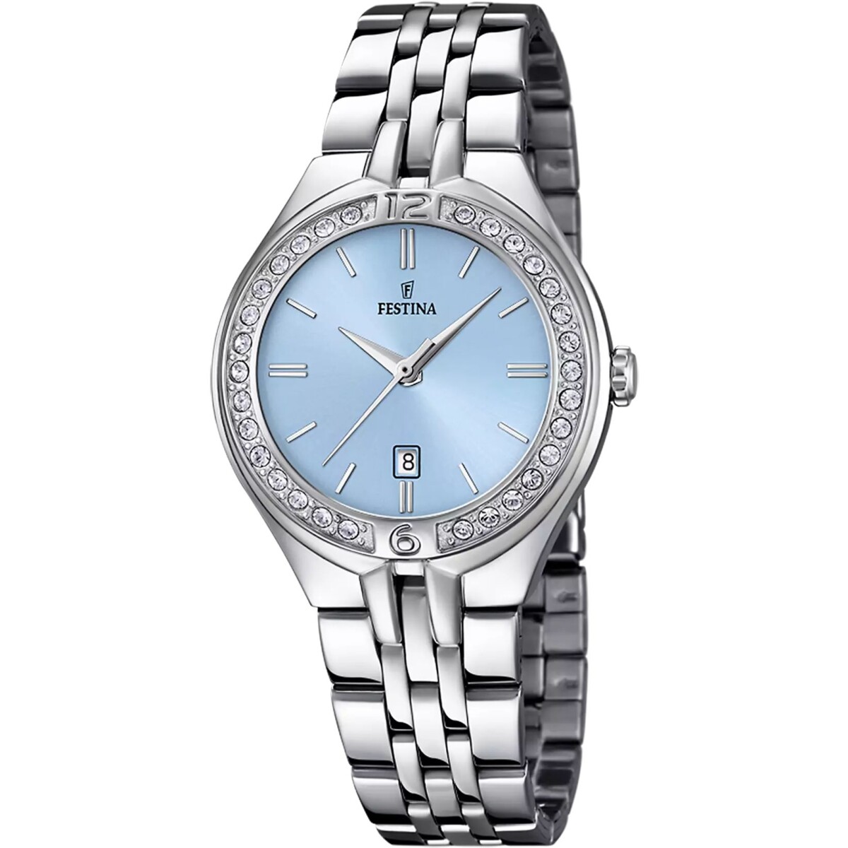 Reloj Festina F16867/4 Para Mujer En Acero 