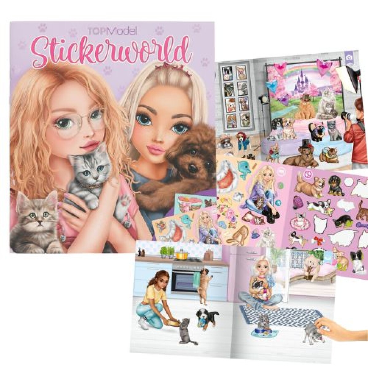 Stickerworld Kitty and Doggy - Stickerworld Kitty And Doggy 