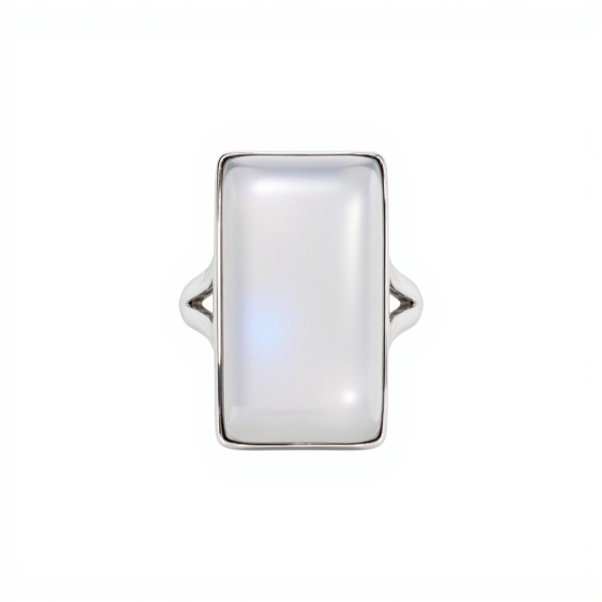 Anillo Rectangular - Plata 925-Piedra Luna-AN4696 - conpiedra 