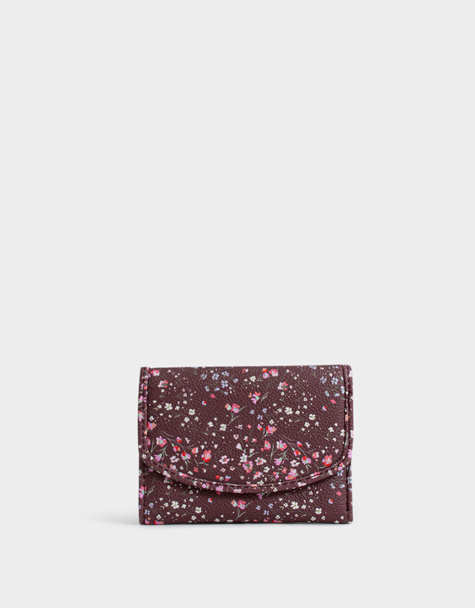 Billetera - Estampado Flores 