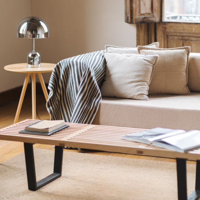 Mesa baja Nelson Bench Black
