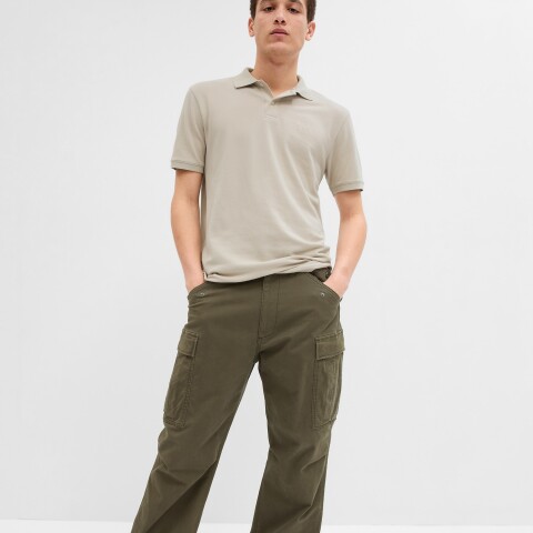 F-LOGO PK POLO MOONSTONE