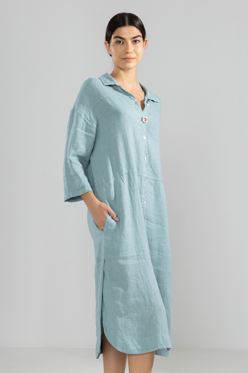 LONG SHIRT Aqua