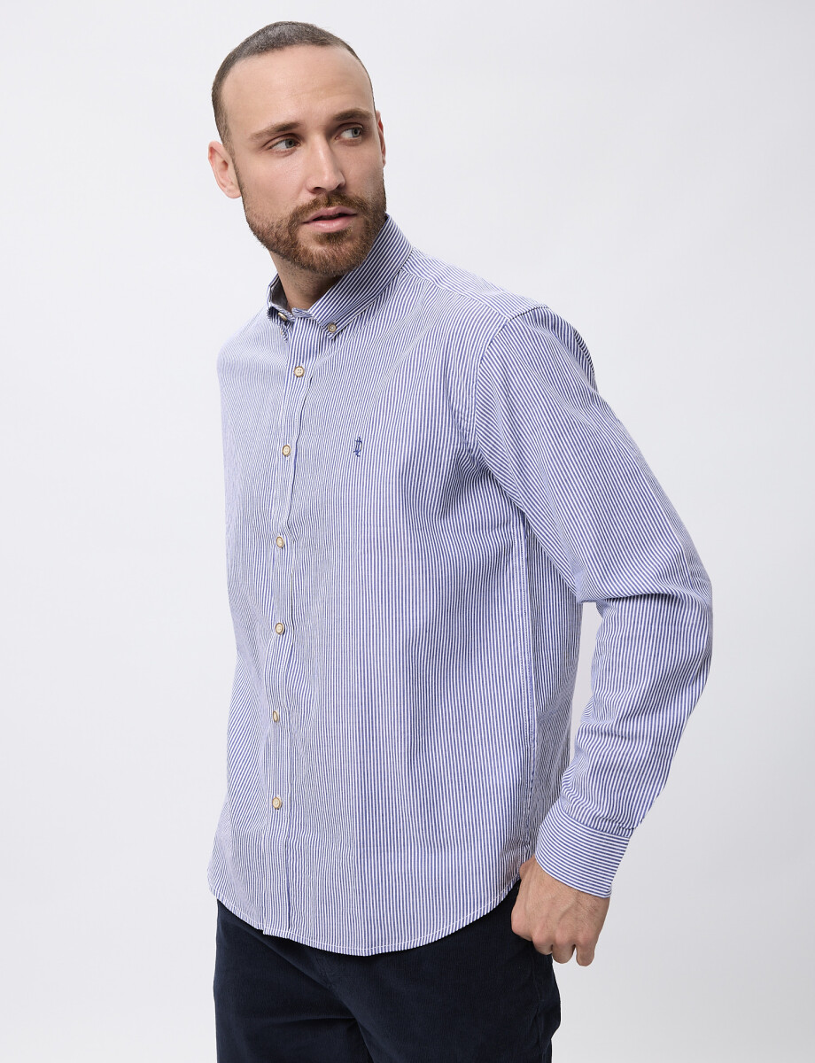 Camisa m/l rayas Monaco Camisa m/l rayas Monaco