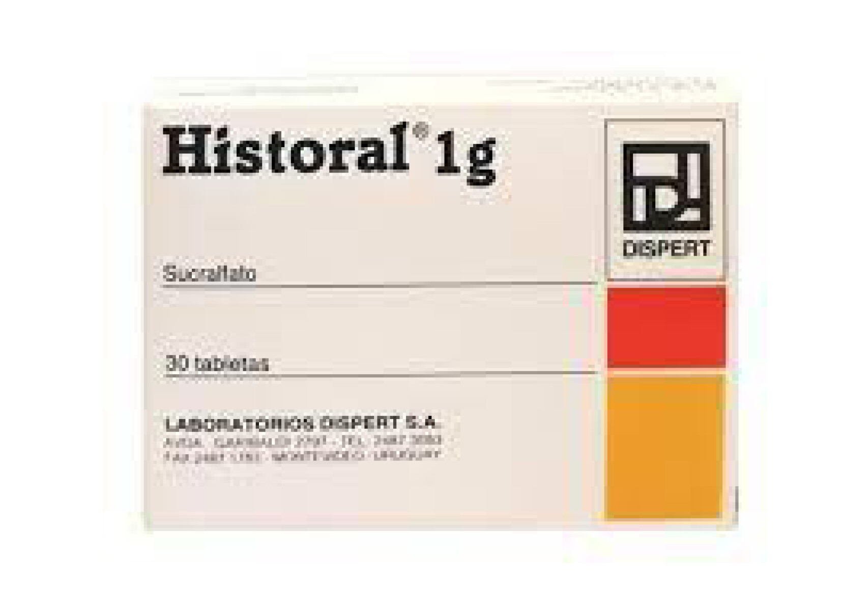 Historal 1g 30 Tabletas 
