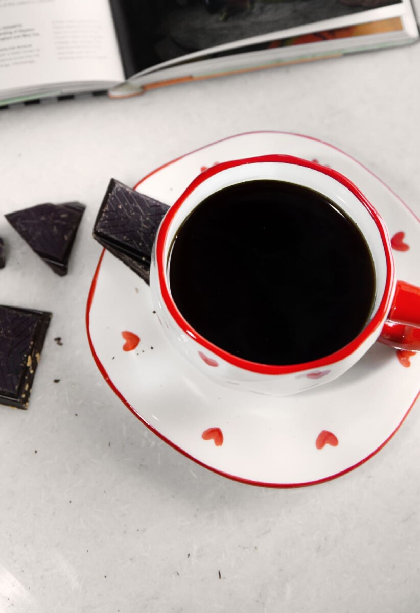 Taza de cerámica corazones 350ml 