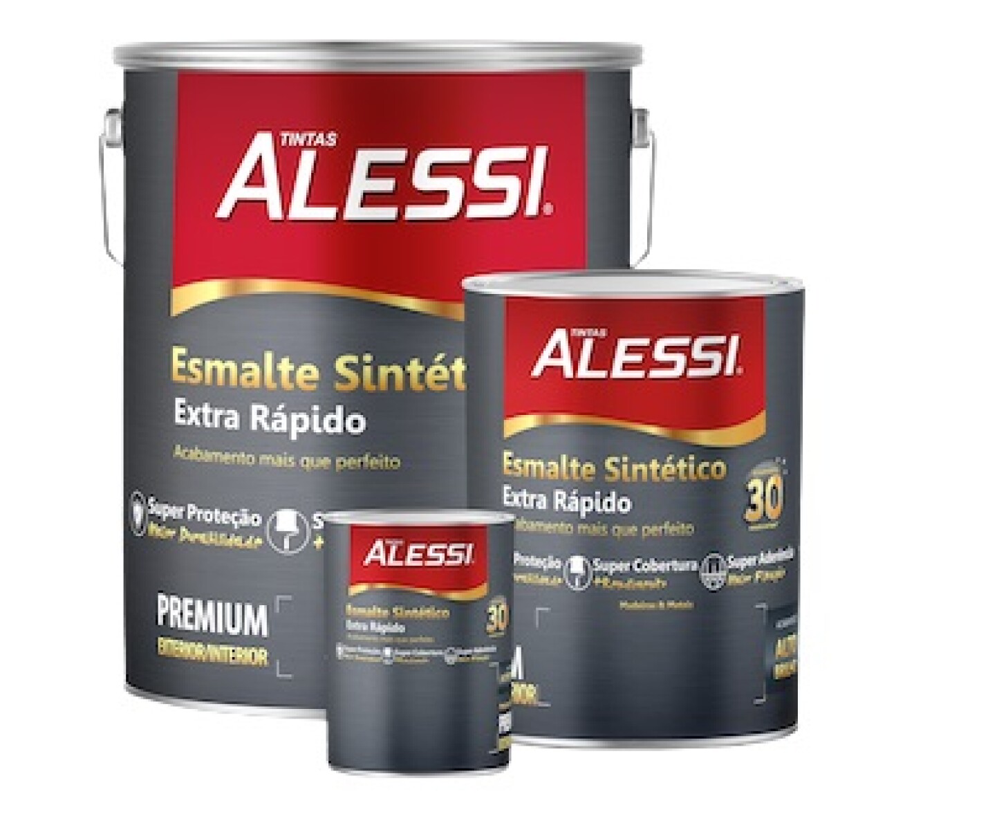 Esmalte Sintético Secado Rápido Brillante Blanco 0.9L Alessi 