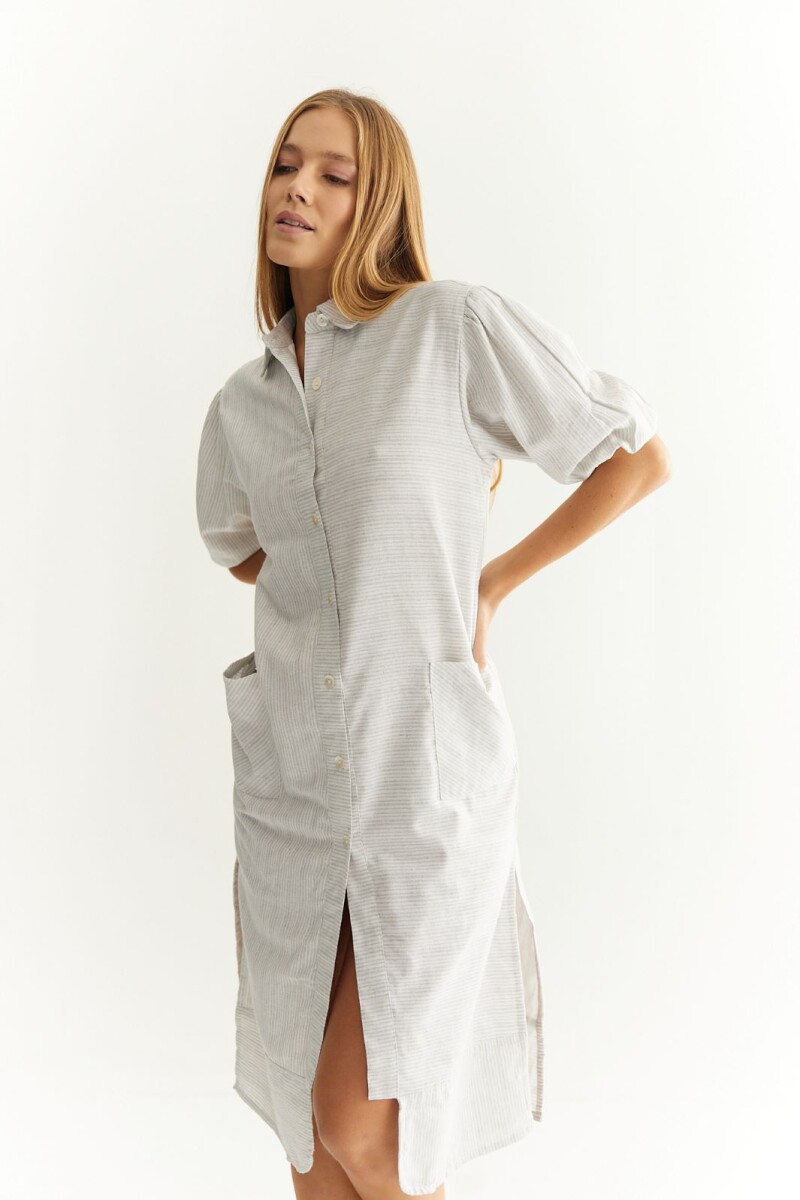 Vestido Mackenzie Gris