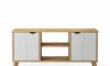 Rack para TV 2 Puertas - Linea Dublin Blanco