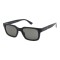 Lentes De Sol Trend Vermelha Cuadrado De Policarbonato Negro/Negro