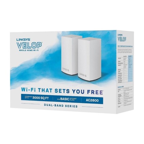 Velop Linksys Mesh AC2600 Wifi 2PK 001