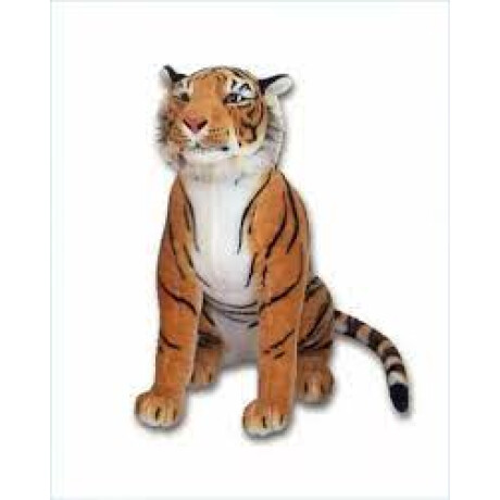 Tigre Sentado De Peluche Tigre Sentado De Peluche