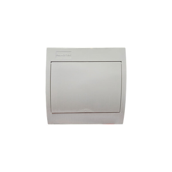 Tablero de exterior 6 módulos con puerta blanca CAJ00060