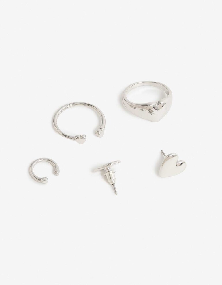 Bijouterie Set Metal Bijou Set Metal - Plateado Rodio