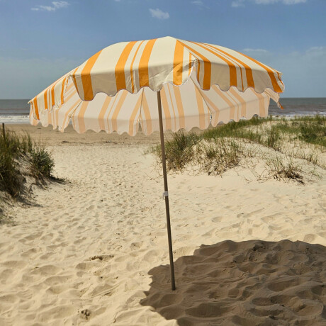 Sombrilla rayada 2.50x1.80 cm Club Petates Amarillo