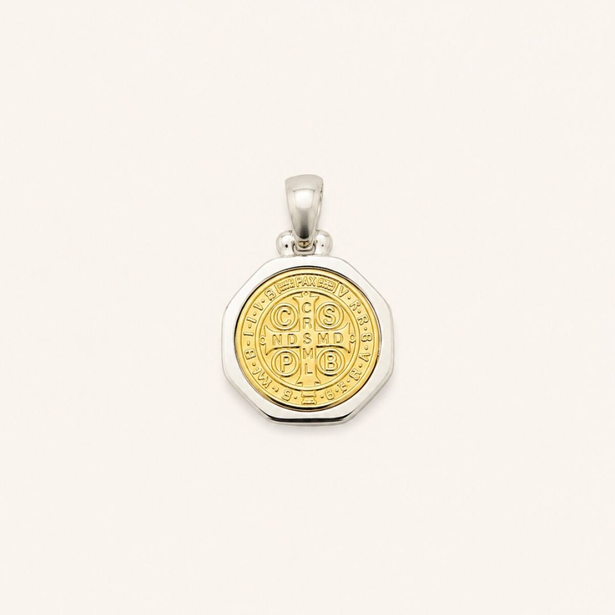 Medalla San Benito - Plata y Oro 