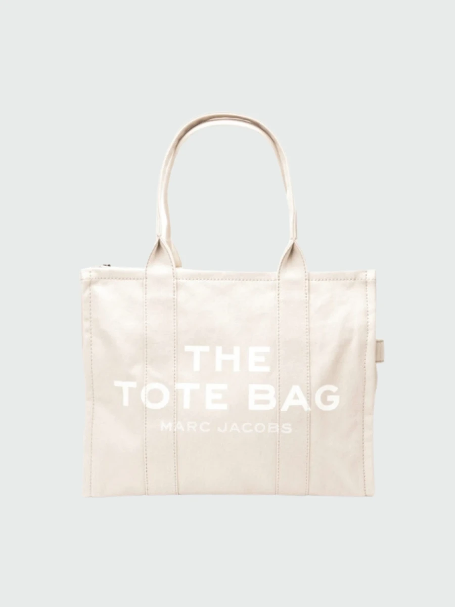 Marc jacobs - Bolso de lona, The Large Tote Bag - Beige 