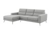 Sofá Chaise MILO en Tela Easy Clean Gris