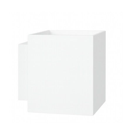 ARTEFACTO BIDIRECCIONAL CUBO IP20 LEEK - Lámpara de Pared Bidireccional Cubo Leek Blanco