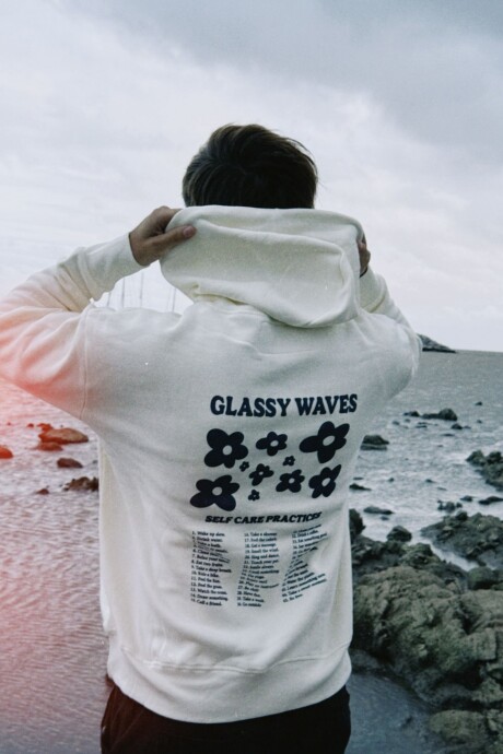 HOODIE SELF CARE / Azul U