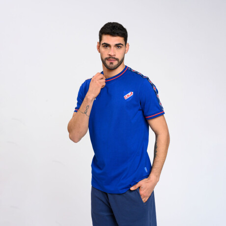 REMERA INFILLED TAPE CNdeF Nacional Hombre Azul Marino