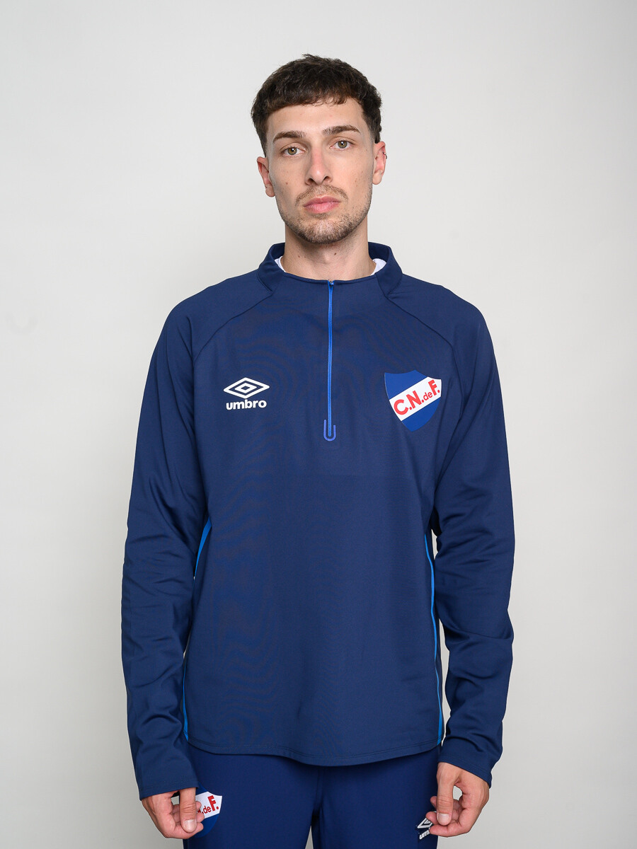 BUZO MEDIO CIERRE POLYTRAINING Nacional Hombre - 001 