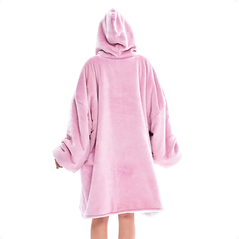 Manta Buzo Corderito Rosado