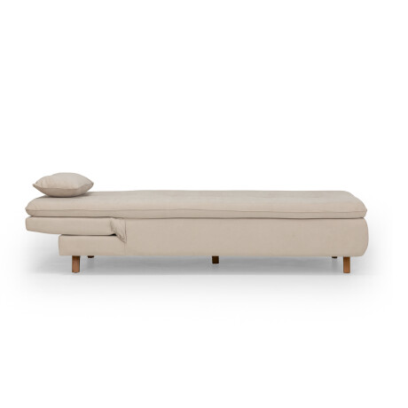 Chaise Cama Maira - Tela Microfibra 9901 (Soft Beige)