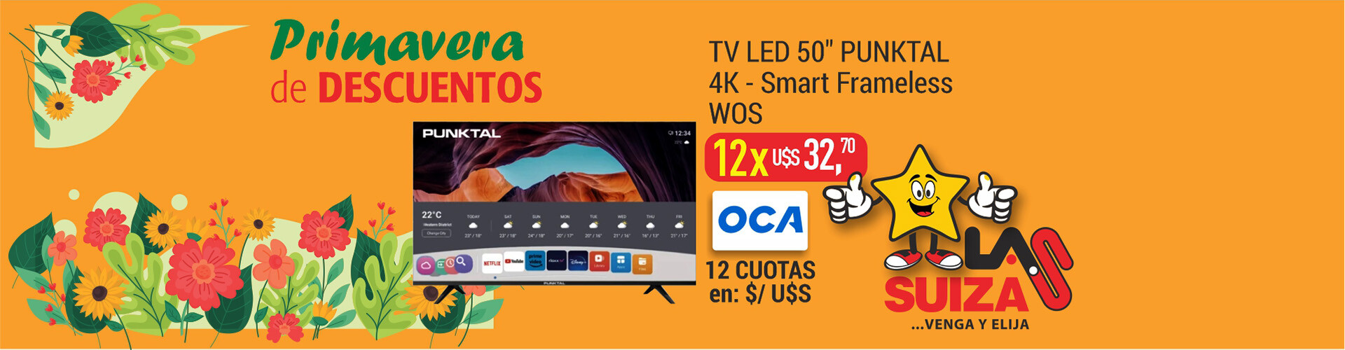 Led 50" Punktal