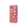 Protector para iPhone 15 diseño corazones rosa Protector Para Iphone 15 Diseño Corazones Rosa