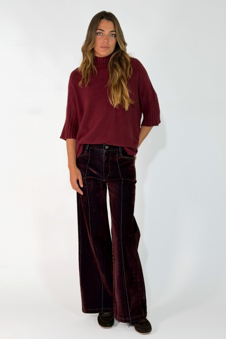 PANTALON CHLOE Bordo