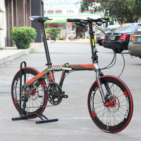 Java - Bicicleta de Ciudad- Plegable Fit. Rodado 20", 18 Velocidades., Color: Titanium. 001