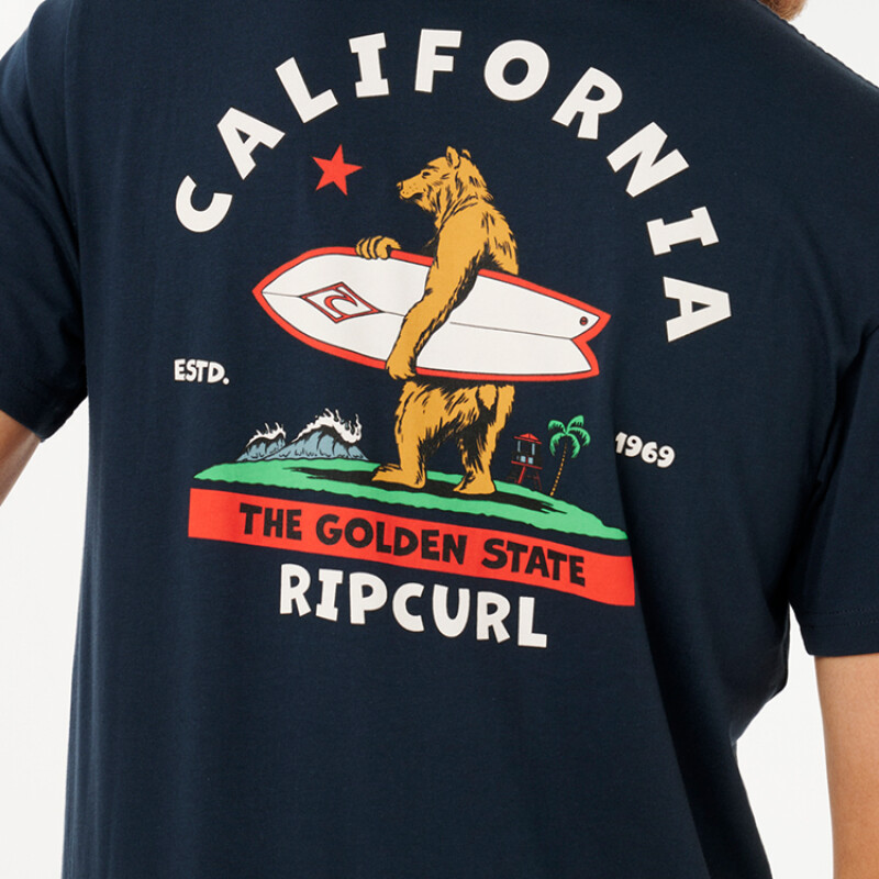 Remera Rip Curl Desti Animals - Azul Remera Rip Curl Desti Animals - Azul