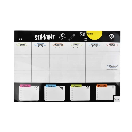 PLANIFICADOR IMANTADO CALENDARIO SEMANAL PICASSO 21X28CM 27574 PLANIFICADOR IMANTADO CALENDARIO SEMANAL PICASSO 21X28CM 27574